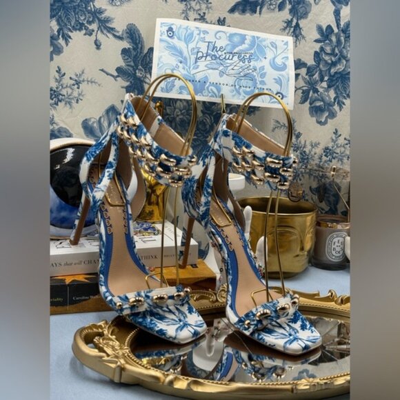 🆕 GIANNI BINI 🧿 x Shea Leigh Mills NWOB Carter Floral Print Strappy Sandal Sz7 - Picture 3 of 13